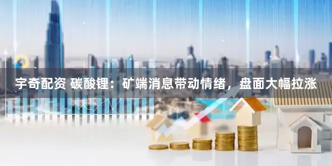宇奇配资 碳酸锂：矿端消息带动情绪，盘面大幅拉涨