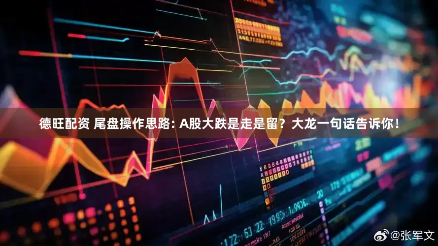 德旺配资 尾盘操作思路: A股大跌是走是留？大龙一句话告诉你！