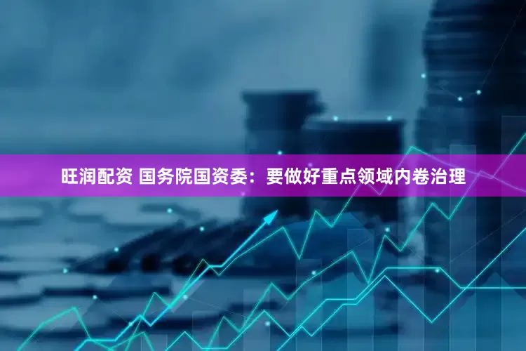 旺润配资 国务院国资委：要做好重点领域内卷治理